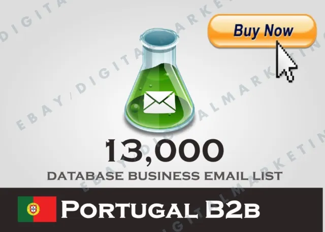 13K Portugal Database | Companies-Business B2B 2023 | Address | Phone | Emails