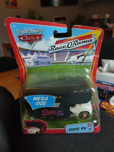 Disney Cars Rv Rase Fans DISNEY PIXAR THE World of CARS Race O Rama Mega Size #9 Elvis RV ...