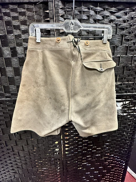 Vintage leather shorts western theme, 50's? Estate Find.