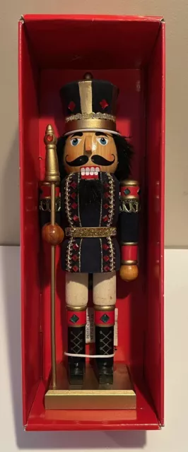 Macys Holiday Lane Nutcracker 14” Christmas Soldier Retired