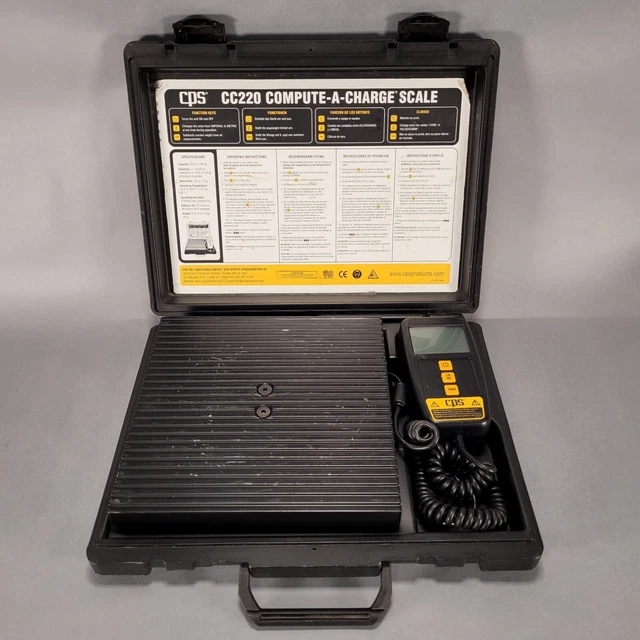 CPS Compute-A-Charge Refrigerant Charging Scale CC220