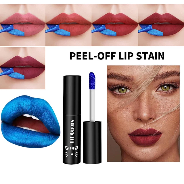 Increíble lápiz labial líquido exfoliante taza desgarradora labio NUEVO brillo CALIENTE E2G1