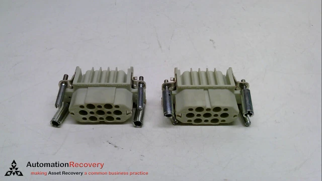 Harting Han-D15F  Industrial Connector, 10A, 250V, 15P, See Desc #236428