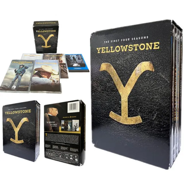 YellowStone Season 1-4 5  21 DVD Box Set Complete TV Series New Box Set English