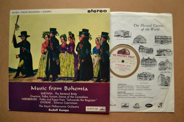 Asd 449 Ed1 W/G - Music From Bohemia - Smetana/Dvorak Etc - Kempe -Vg+