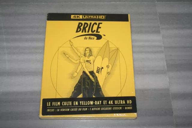 4K ULTRA HD + Yellow-Ray BRICE DE NICE Version Collector Affiche Neuf Blister