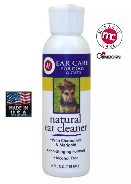 Gimborn Mc R-7 Todos Natural Limpiador de Oídos Lavar Mascota Perro Gato Higiene