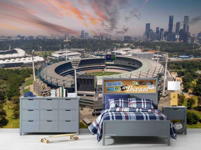 3D Melbourne Cricket Ground Wall Murals Wallpaper Murals Wall Sticker 5