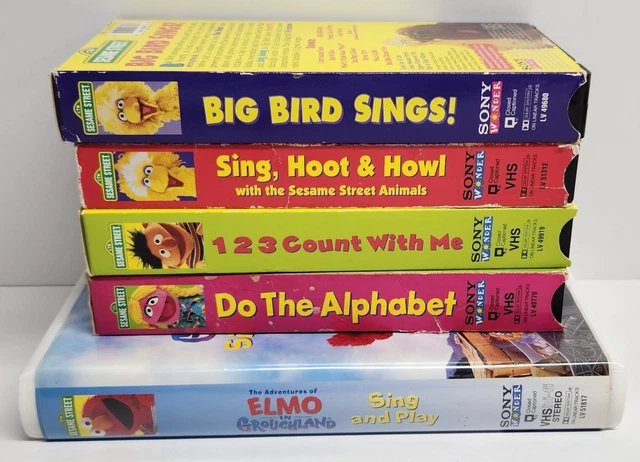 SESAME STREET VHS Lot of 6, READ $46.20 - PicClick CA