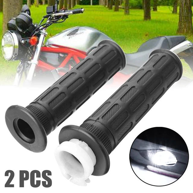 2pcs Motorcycle Hand Grip+Throttle Cable Tube Sleeve For Honda Dirt Bike p