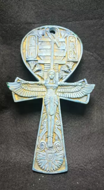Ancient Egyptian Pharaonic Antiquities Ankh Key Egypt Antique With Isis BC