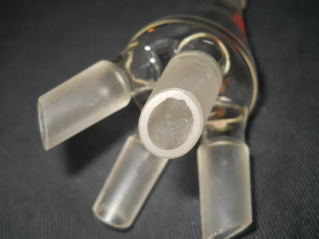Ace Glas 14/20 Gelenk 4-Wege Destillationsempfänger Verteilungsadapter, abgebrochen 3