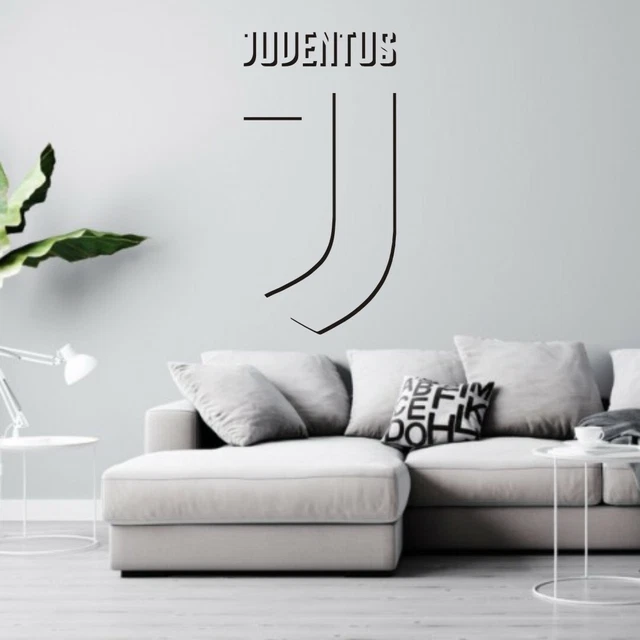 adesivi murali calcio adesivo muro decalcomanie per parete logo juventus