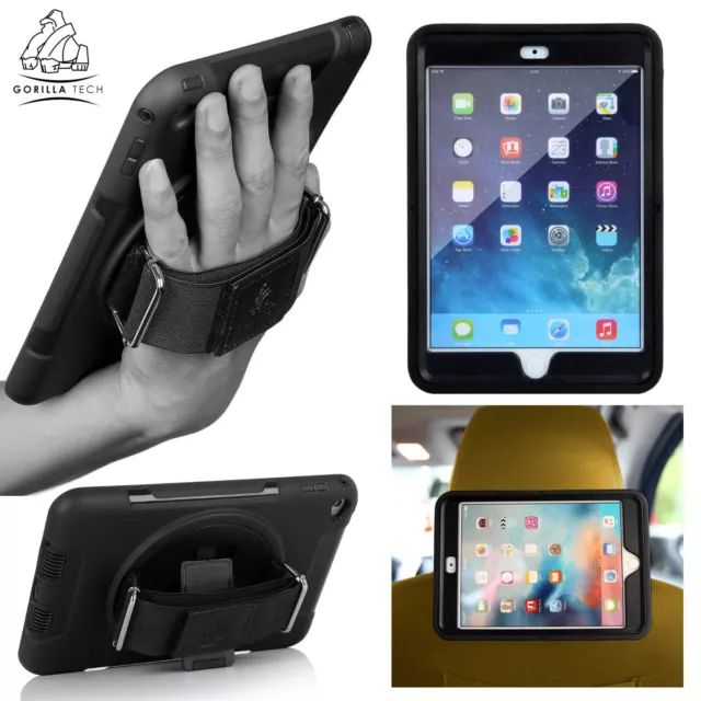 Shock Proof Handstrap Case Protective Shockproof Cover for Apple iPad 9.7 inch