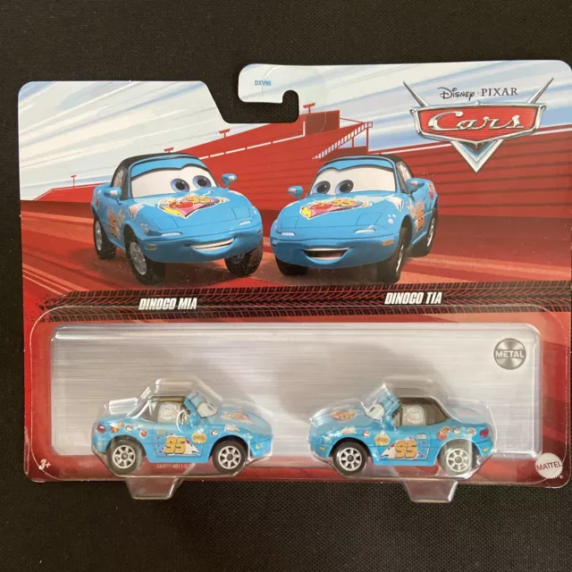 Disney Pixar Cars Dinoco Mia & Dinoco Tia 2 Pack Set BNIB