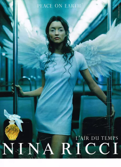 PUBLICITE ADVERTISING 084  1995   NINA RICCI  parfum AIR DU TEMPS