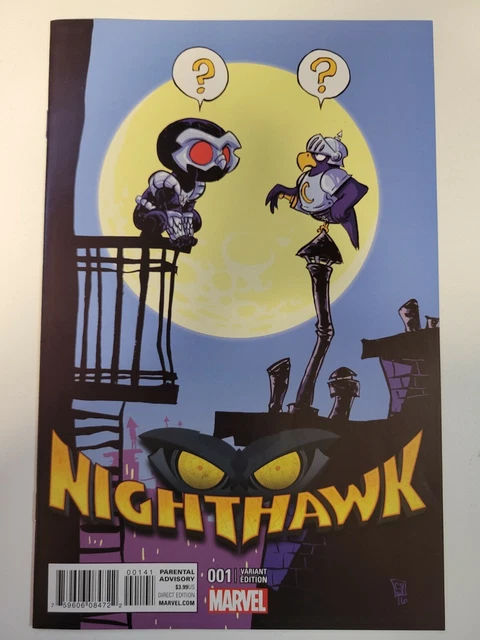 Nighthawk #1 Marvel 2016 Series Skottie Young Variant 9.4 Near Mint