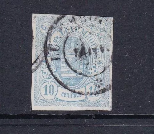 Luxembourg - SG 10 - g/u - 1859 - 10c - pale blue (imperf)