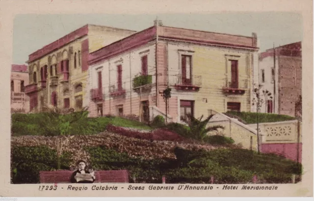 # REGGIO CALABRIA: SCESA G. D'ANNUNZIO- HOTEL MERIDIONALE - ediz. DIENA 17293