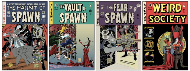 Spawn #10 ten Remastered Classic Variant Set Cerebus Limited to 200 EC 1950s