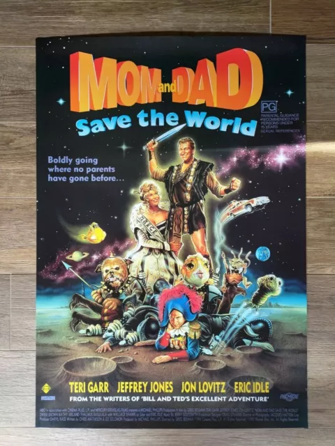 Mom And Dad Save The World Poster Original Movie Release Poster