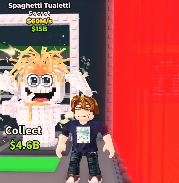 Roblox Online Game Code – Spaghetti Tualetti! Steal A Brainrot 60M/S! Fast & Cheapest – Digital Delivery