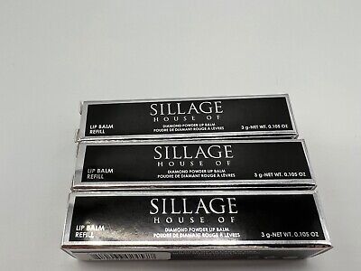 House of Sillage Silver Diamond Powder Lipstick Refill -  New
