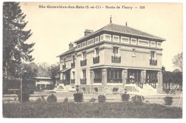 CPA 91 - SAINT GENEVIEVE DES BOIS (Essonne) - Route de Fleury - 558
