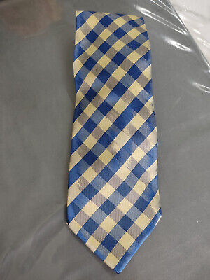 AQUASCUTUM 100% Cravatta Di Seta-Made in Italy-FR19415 