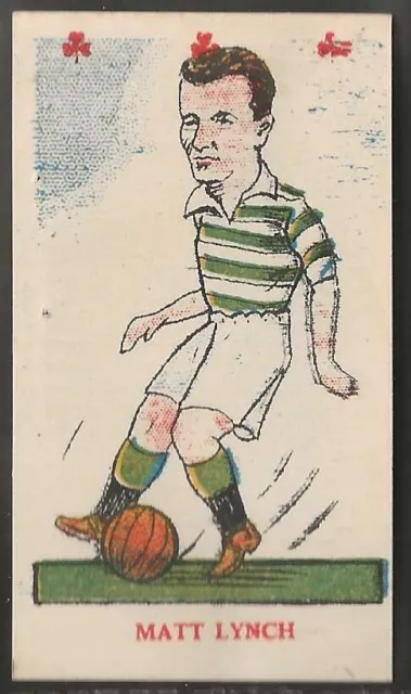 Kiddys Favourites-Popular Players Football (Shamrocks)1950-#42- Celtic - Lynch