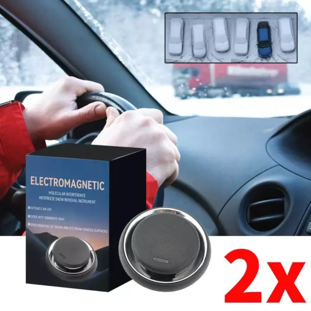 2x Elektromagnetische molekulare Störungen Frostschutzmittel Schneeentfernungs