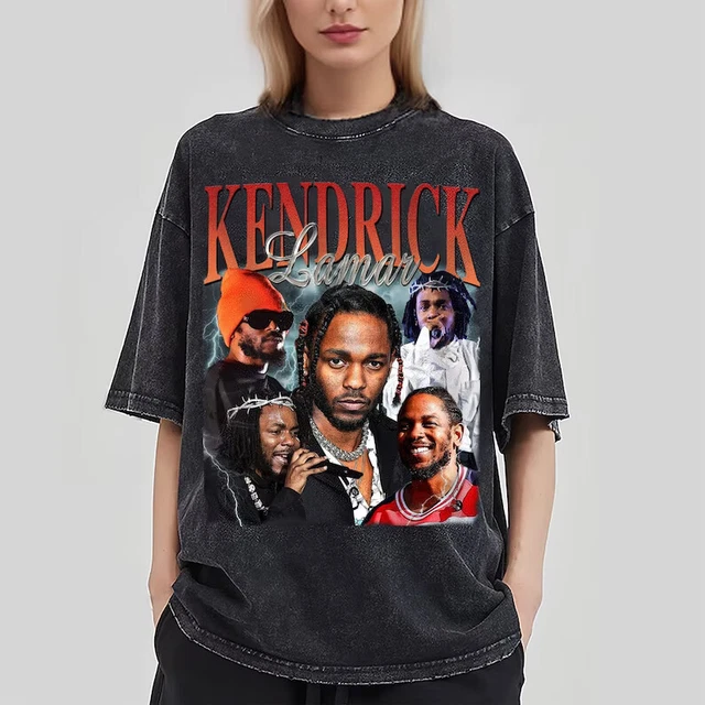 Kendrick Lamar Vintage Washed Shirt,Hiphop RnB Rapper Homage AN18468