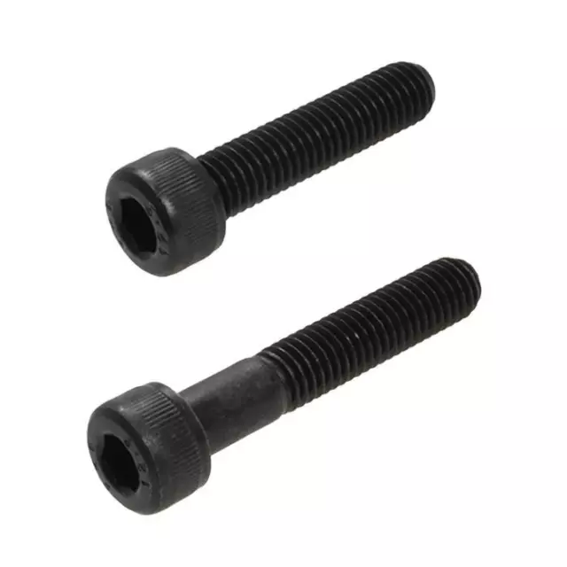 Plain Black Uncoated M5 (5mm) Metric Coarse Socket Head Cap Screw Allen Bolt