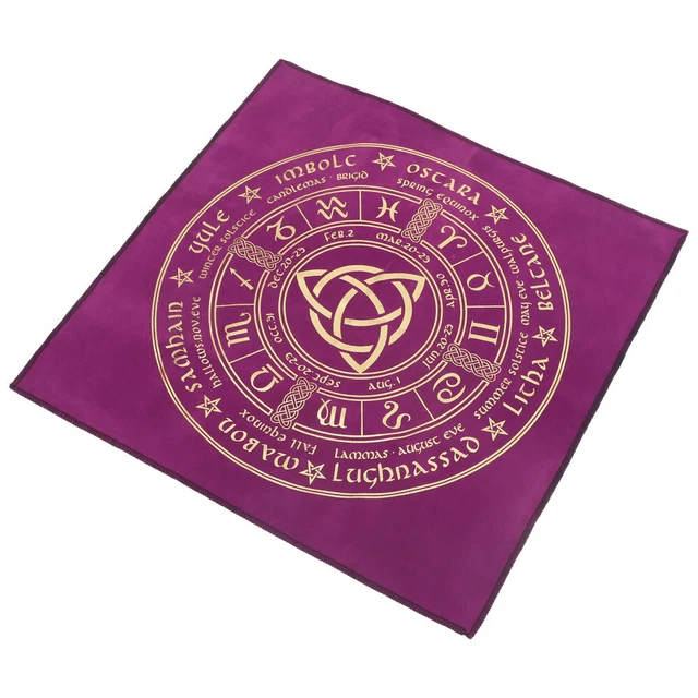 La Strega Ombra Indian Consigners Tovaglia Lunga Per Altare, Stregoneria, Fasi Lunari, Tripla Luna, Per Uso Spirituale Tarocchi Delle Streghe