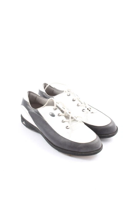 ADIDAS Schnürsneaker Damen Gr. DE 40 weiß-blau Casual-Look