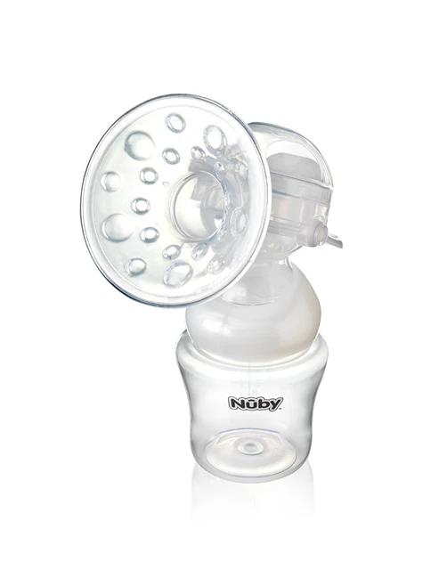 Nuby Nuevo Mum Manual Extractor de Mamas Biberón Bebé Succión Portátil
