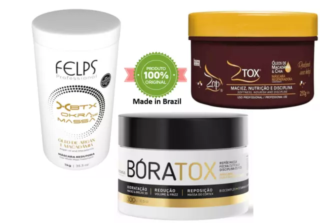 Brazilian Btox Hair Felps Professional Formaldehyde Free Smoothing Treatment