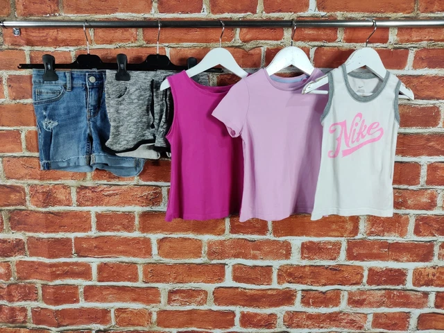 Magliette Bundle Ragazze Età 4-5 Anni Nike Gap Next M&S Giacca Estate 110Cm