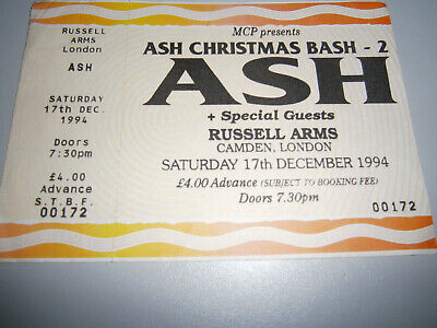 ticket billet used stub place concert ASH london 1994 