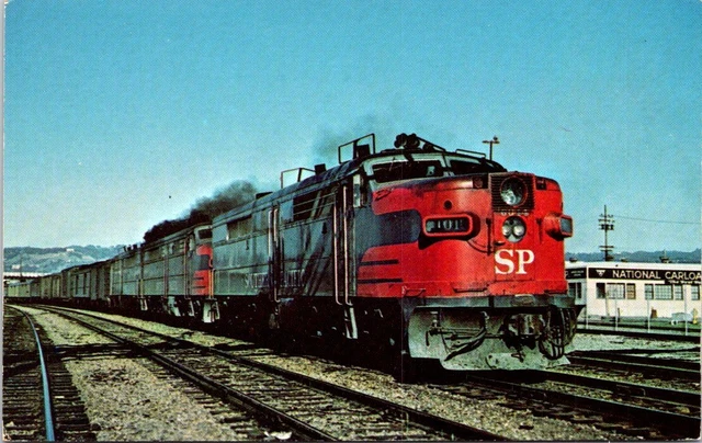 RAILROADS, Southern Pacific "City of San Francisco", OAKLAND California Postcard