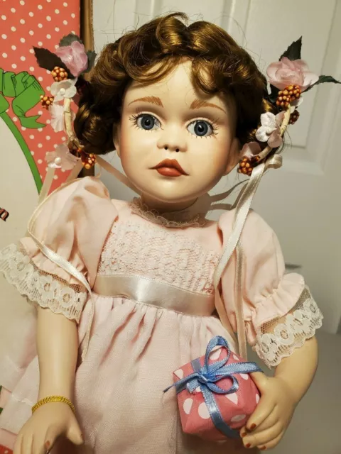 A Party for Sarah Paradise Galleries Treasury Collection Vintage Porcelain Doll 