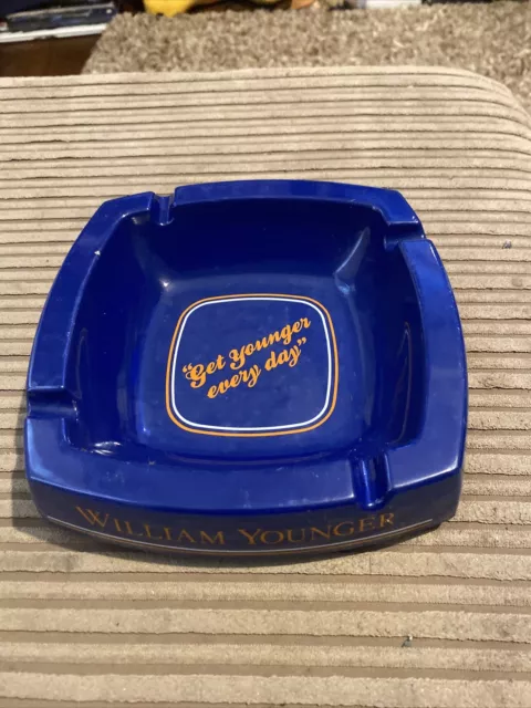 WILLIAM YOUNGERS SCOTCH BITTER VINTAGE PUB BEER ADVERTISING ASH TRAY Man Cave