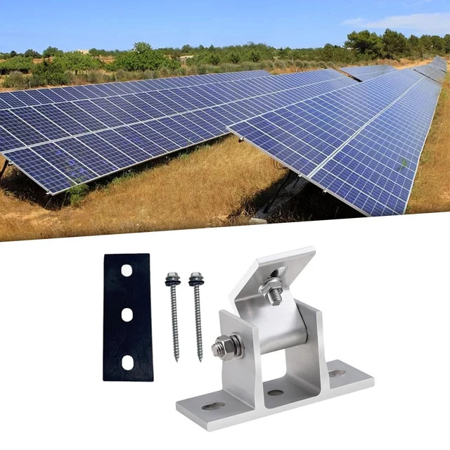Support de montage de panneau solaire support de pince d'extrémité de