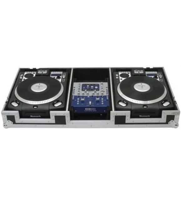 Road Ready RRDJCDX10W 10" Mixer for 2 NUMARK CDX/HDX TURNTABLES DJ Coffin Wheels