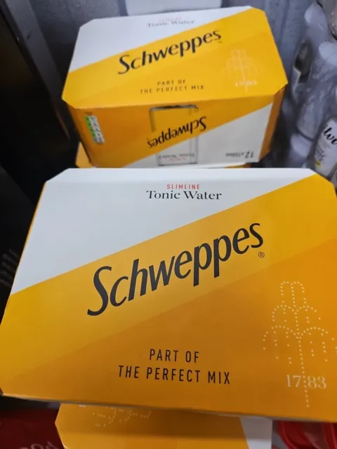 Schweppes Tonic Water 24 X 150Ml Cans ~ Please Read Description