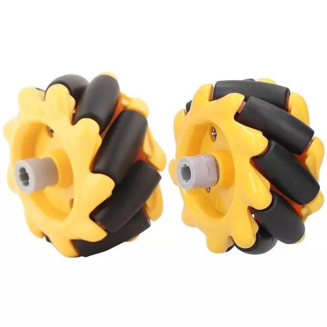 1Pc Yellow 48mm Omni-Directional Wheel for TT Motor Arduino DIY Robot Car