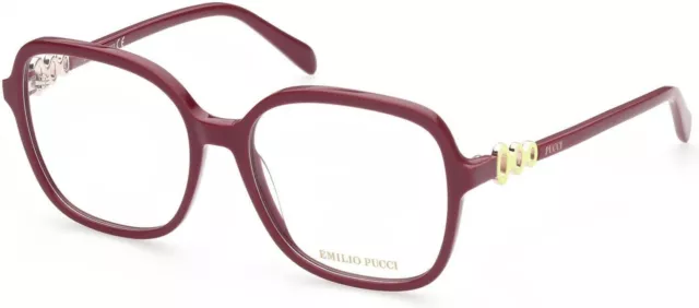 Emilio Pucci EP5177 066 Burgundy Plastic Optical Eyeglasses Frame 54-16-140 EP