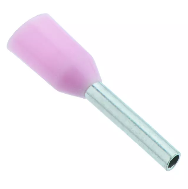 Pink 0.35mm Bootlace Ferrule Connectors - Pack of 100