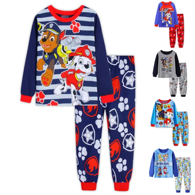 Kids Boys Girls Pyjama Pyjamas Pajamas Set PJs Sleepwear Nightwear Outfit Winter