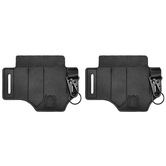 2Pcs Belt Holder Leather Multitool Pouch Multitool Belt Sheath for Work Daily Us